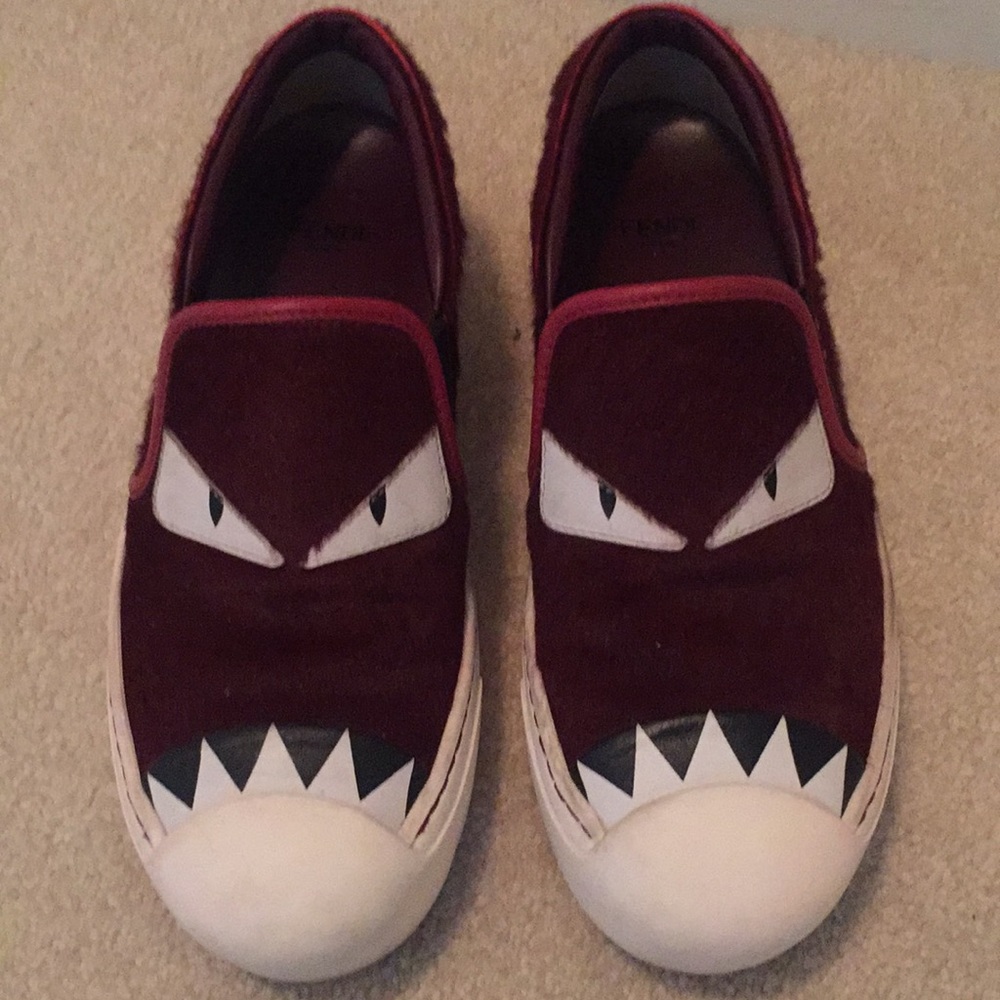 Fendi Monster Bag Bugs slip on